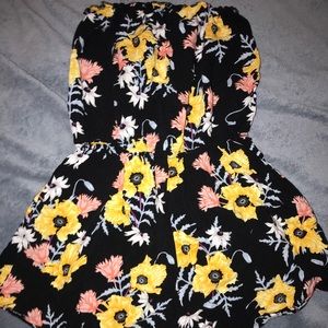 Forever 21 Floral Romper